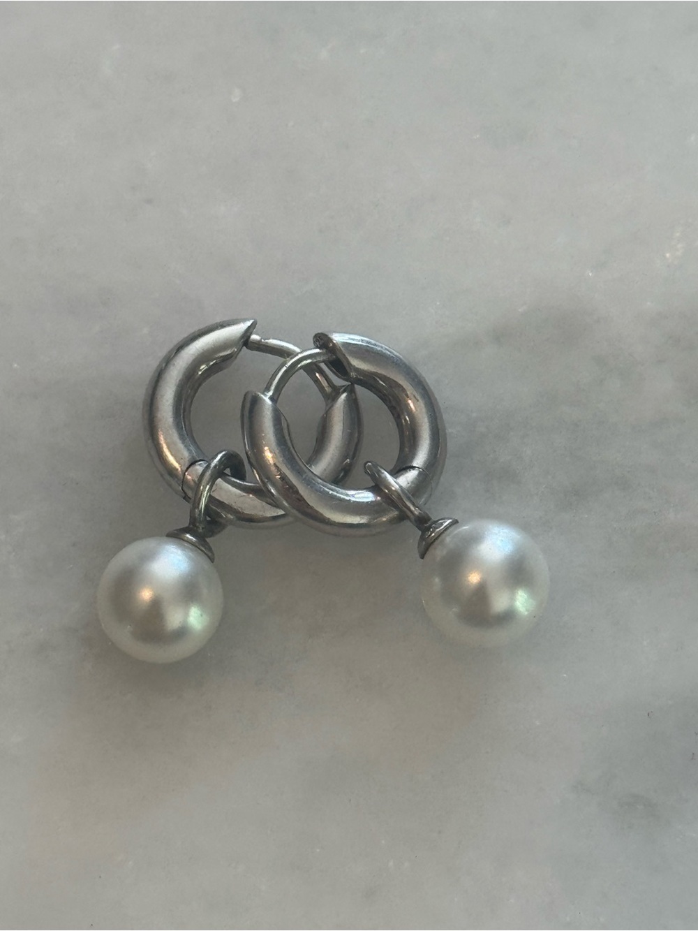 TISENTO Pearl Charm Earrings
